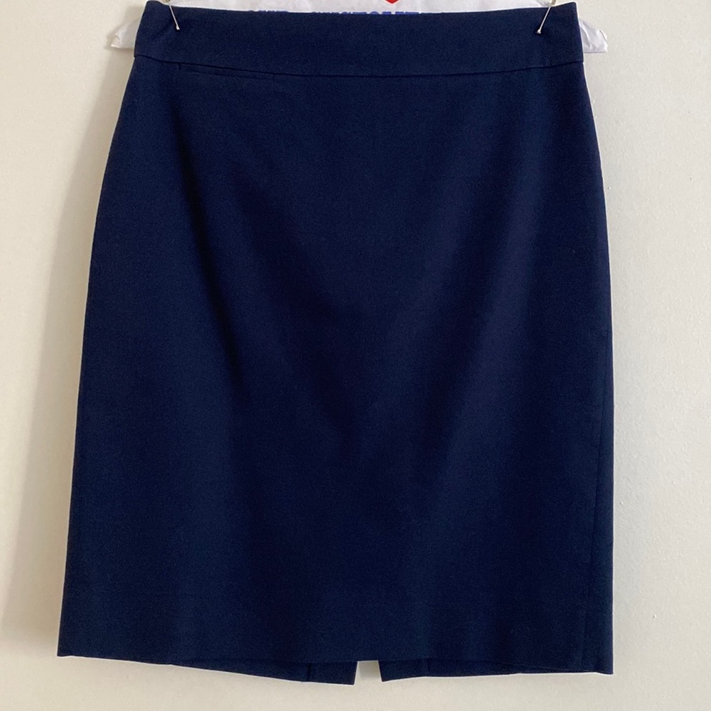 Women’s navy j crew skirt size 0